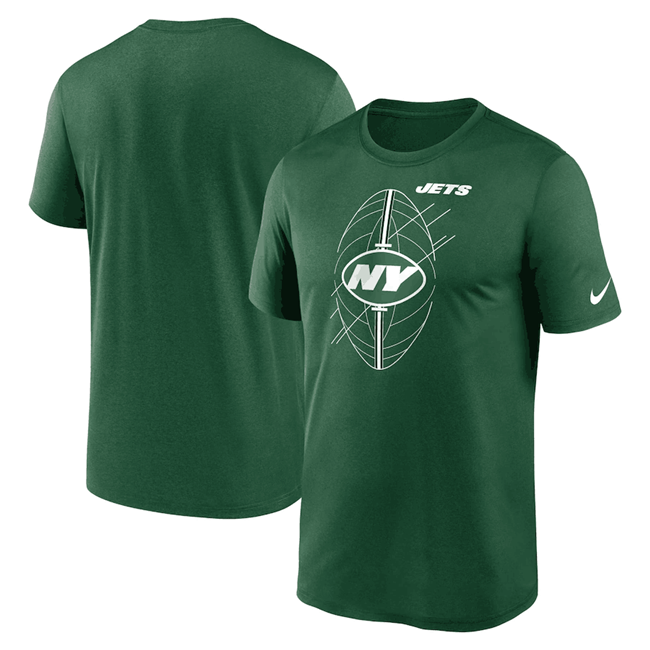 Men's New York Jets Green Legend Icon Performance T-Shirt Men's New York Jets Green Legend Icon Performance T-Shirt